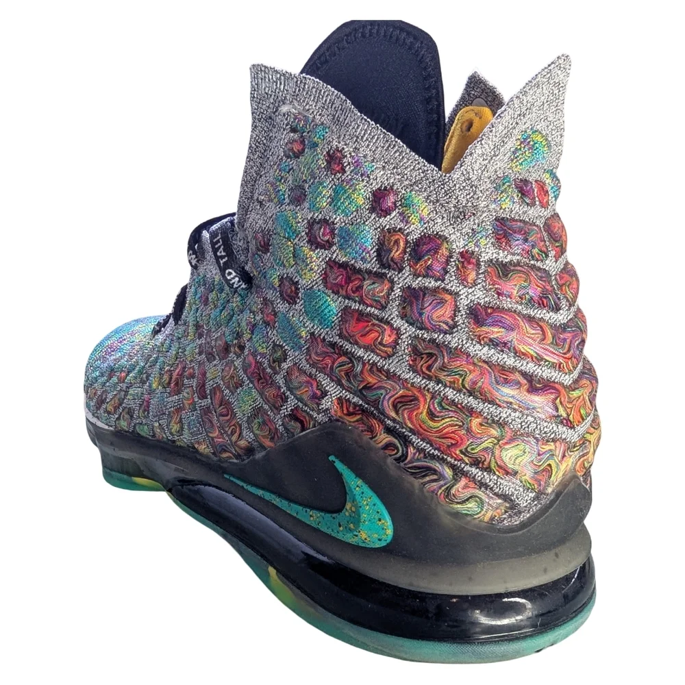 Nike LeBron 17 XVII "I Promise" Multicolor Basketball Shoes Size 11.5 - Picture 7 of 16